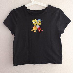 Forever 21 Lisa and Milhouse Baby Tee